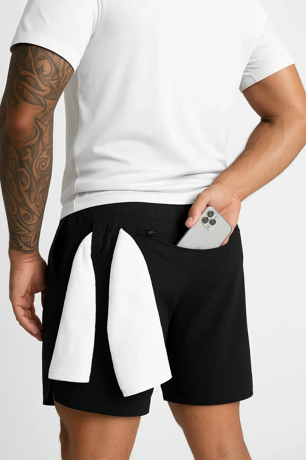 SlimFit Pro – Short Fitness Masculino Academia