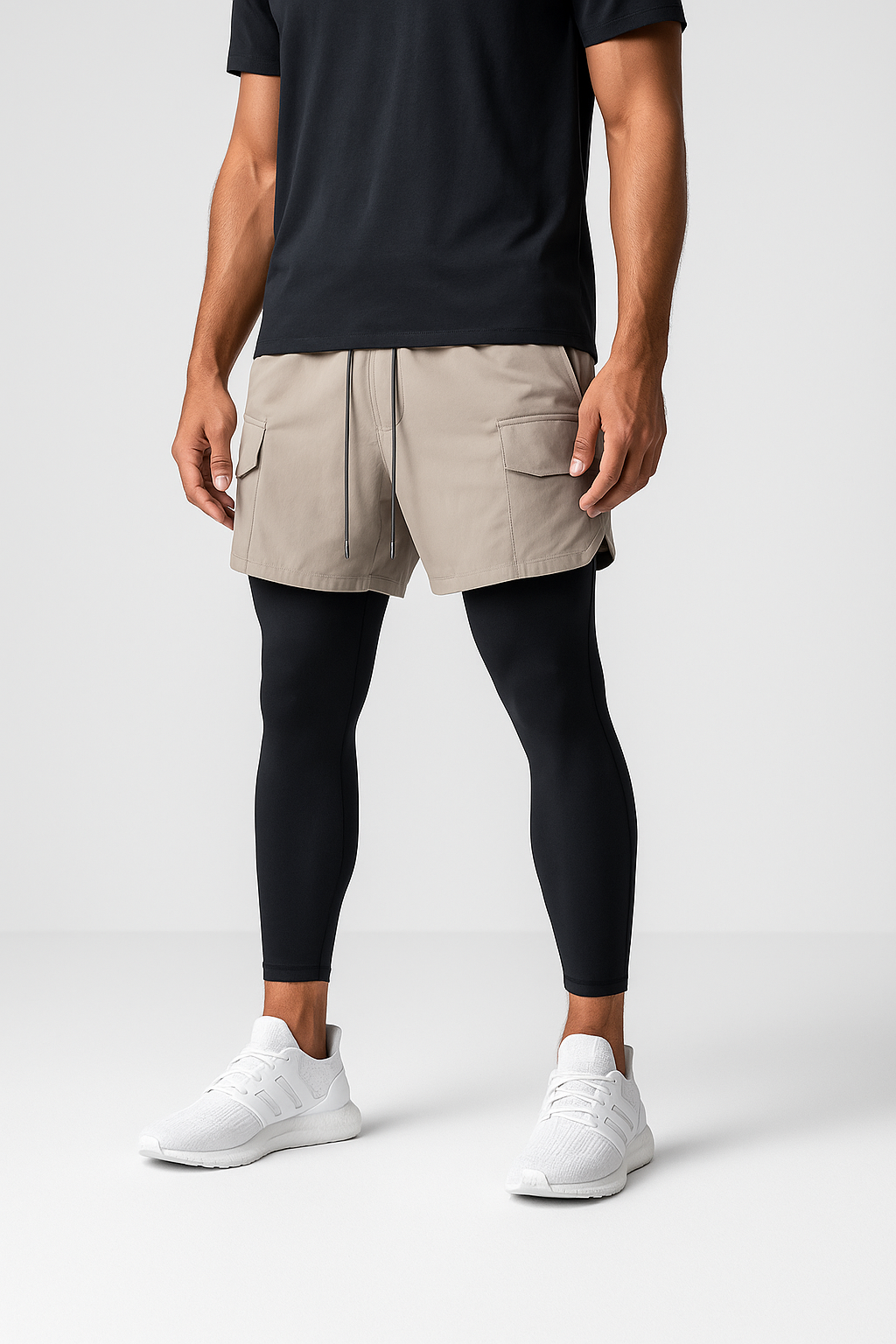 Comprex 2 em 1 – Short Masculino com Calção de Compressão