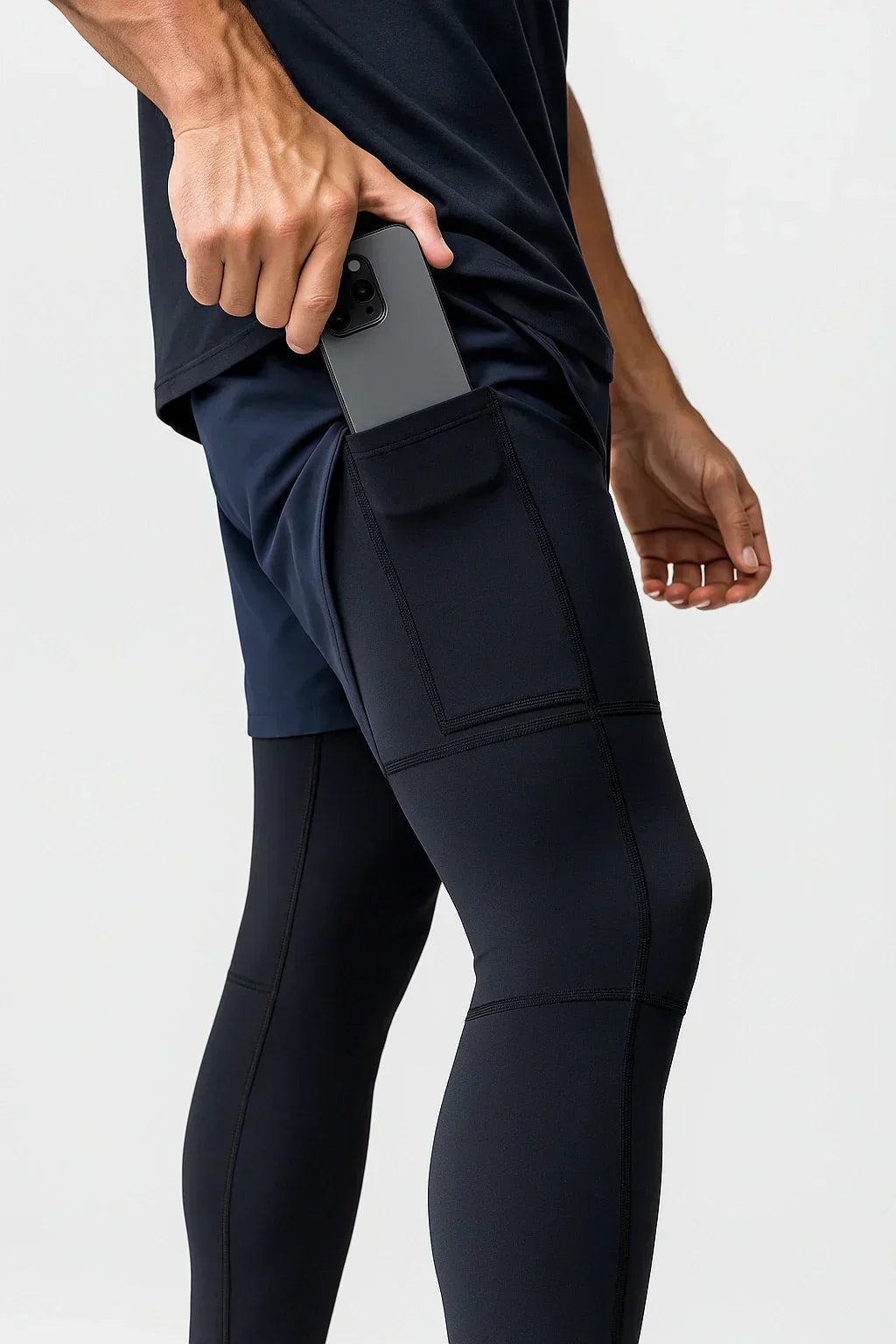 Comprex 2 em 1 – Short Masculino com Calção de Compressão