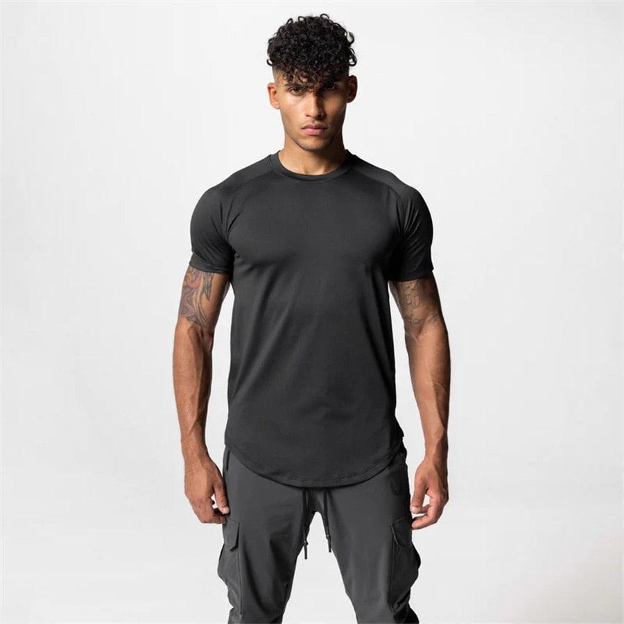 Camiseta Fitness Masculina Slim Fit Dry Fit