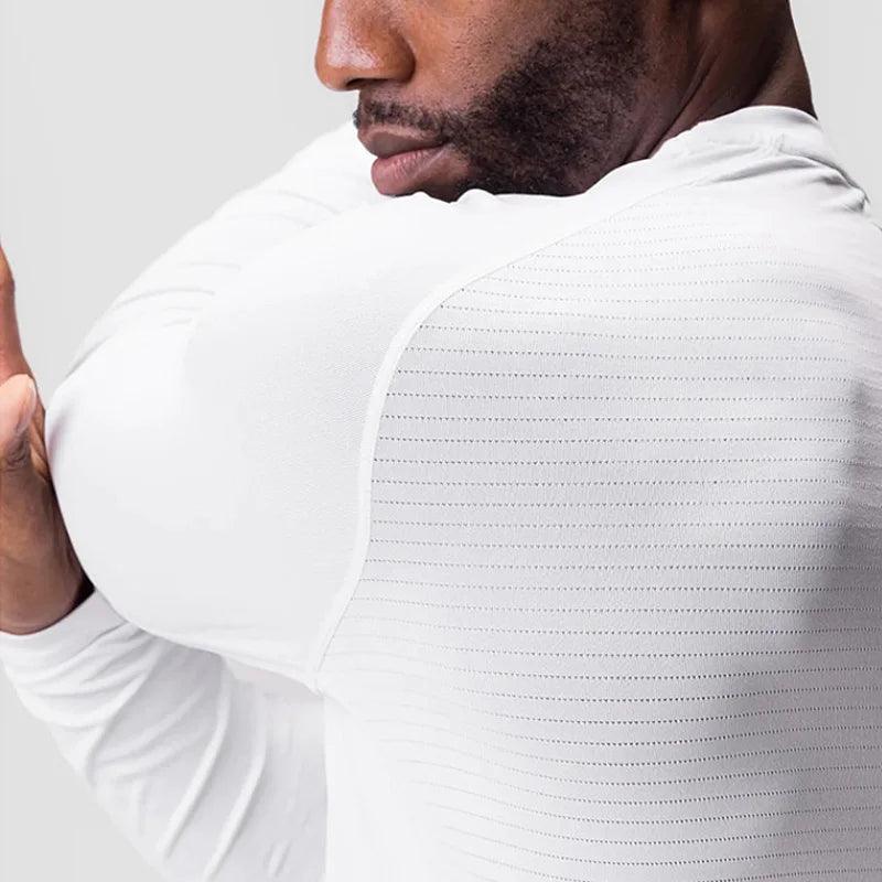 Camiseta Fitness Masculina Manga Longa Dry Fit