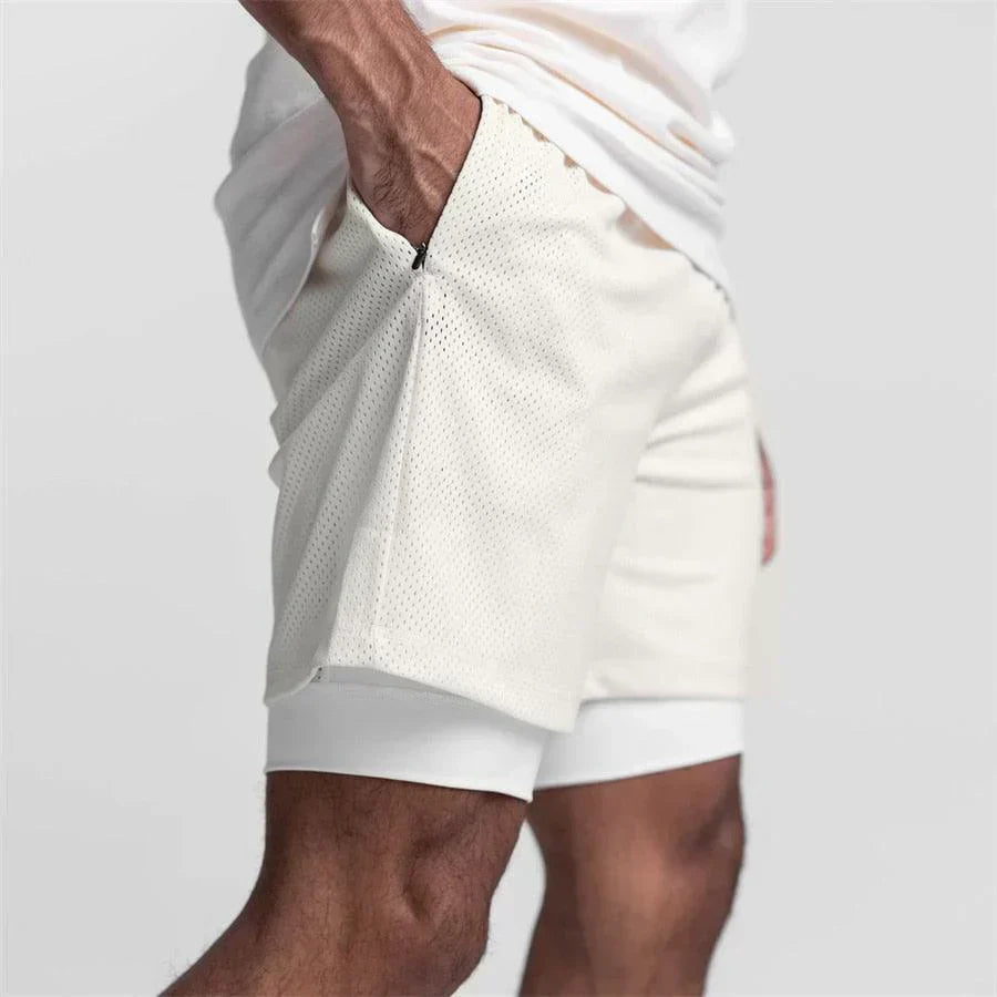 Sportliche Dry-Fit-Shorts Comfort 2-in-1