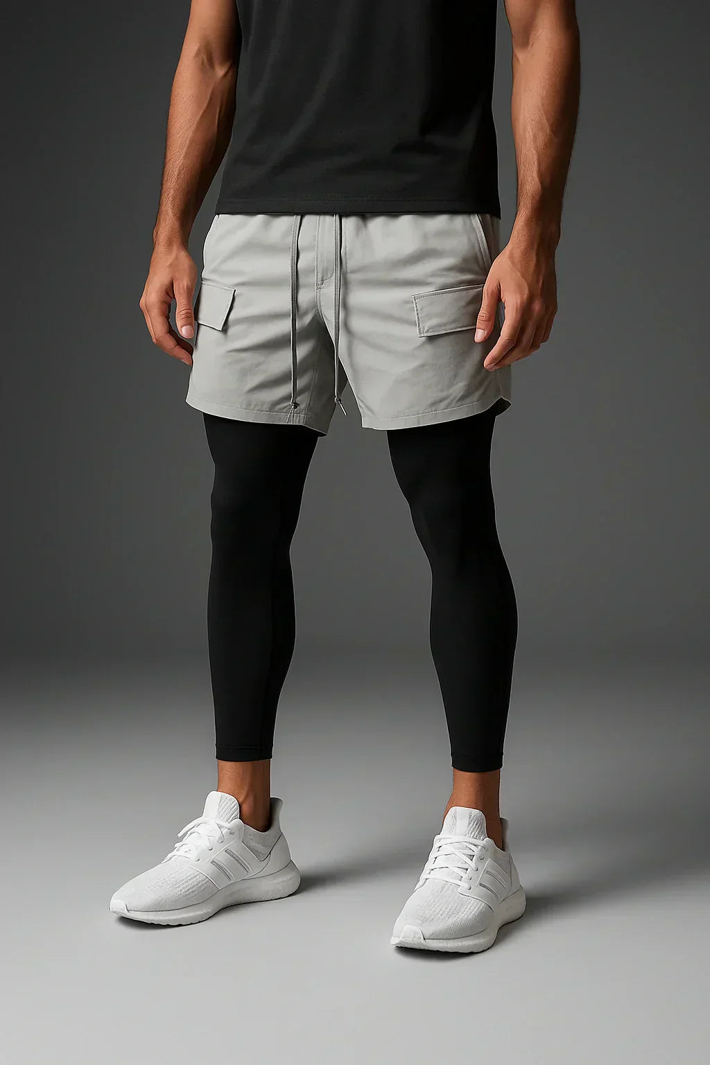 Comprex 2 em 1 – Short Masculino com Calção de Compressão