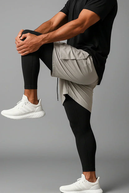 Comprex 2 em 1 – Short Masculino com Calção de Compressão