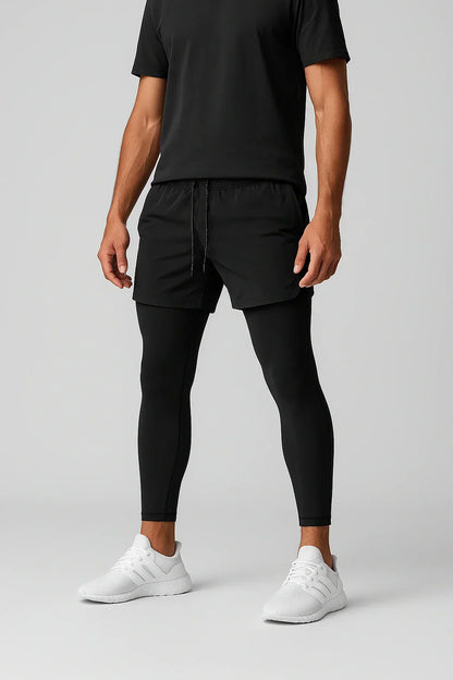 Comprex 2 em 1 – Short Masculino com Calção de Compressão