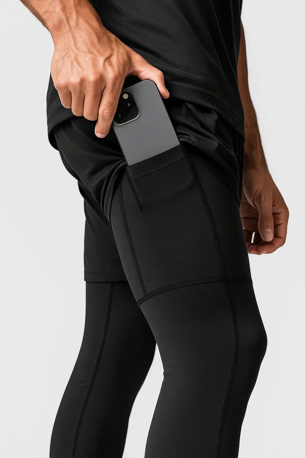 Comprex 2 em 1 – Short Masculino com Calção de Compressão