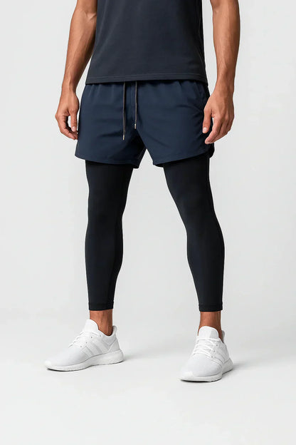 Comprex 2 em 1 – Short Masculino com Calção de Compressão
