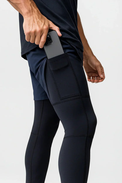 Comprex 2 em 1 – Short Masculino com Calção de Compressão