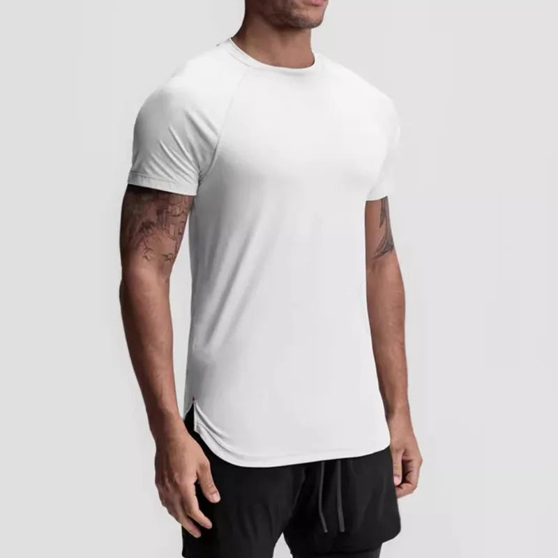Camiseta Fitness Masculina Slim Fit Dry Fit