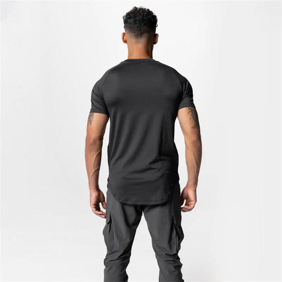 Camiseta Fitness Masculina Slim Fit Dry Fit