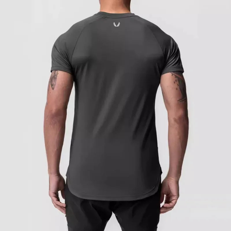 Camiseta Fitness Masculina Slim Fit Dry Fit