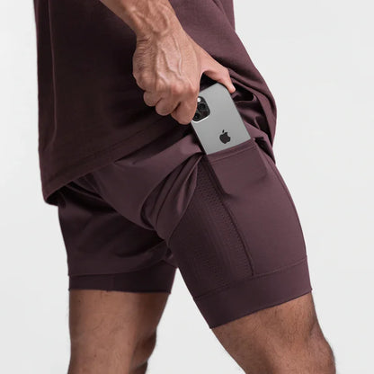 Sportliche Dry-Fit-Shorts Comfort 2-in-1