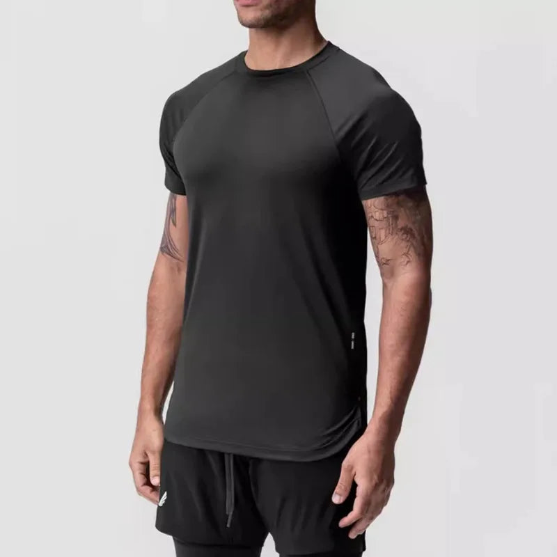 Camiseta Fitness Masculina Slim Fit Dry Fit