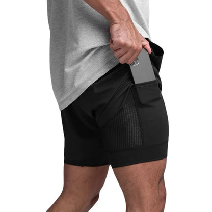 Sportliche Dry-Fit-Shorts Comfort 2-in-1