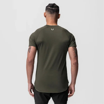 Camiseta Fitness Masculina Slim Fit Dry Fit