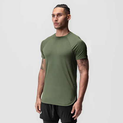 Camiseta Fitness Masculina Slim Fit Dry Fit