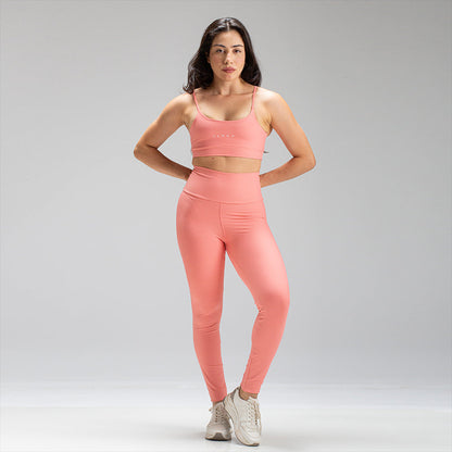 Conjunto Basic Feminino Top e Calça - New Horizon Rosa Flamingo